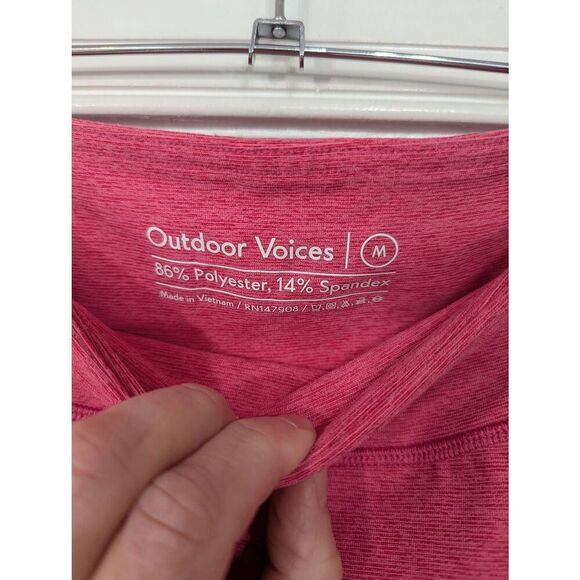 Outdoor Voices Warmup Leggings women's size medium pink space dye‎ 7/8 - Picture 5 of 7